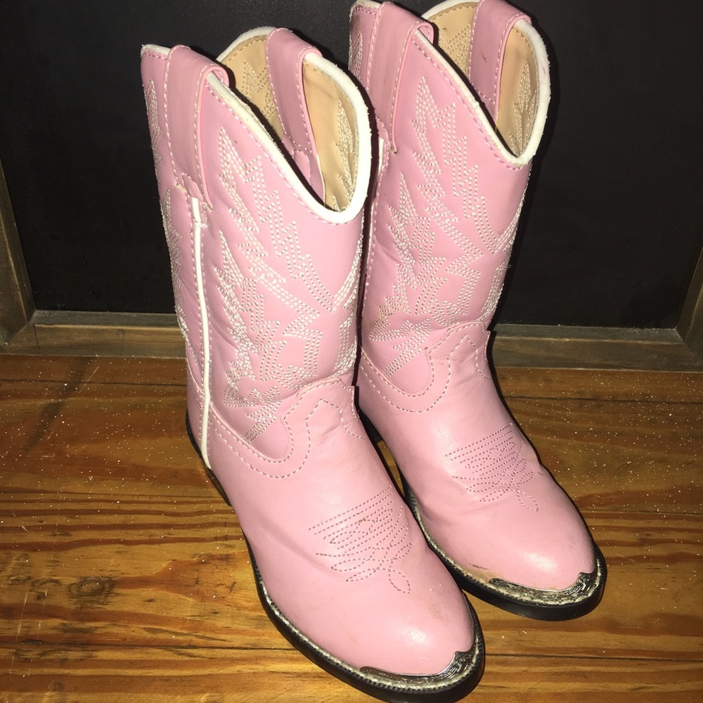 Pink Durango girls cowboy/cowgirl boots size 10